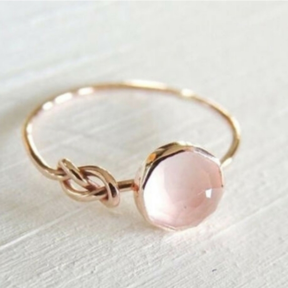 18k Rose Gold Moonstone Ring - Picture 3 of 3